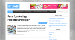 Desktop Screenshot of interweb.dk