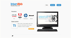 Desktop Screenshot of interweb.com.br