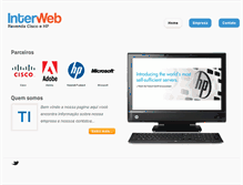 Tablet Screenshot of interweb.com.br